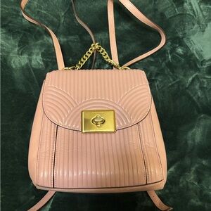 Coach Blush Pink Leather Backpack
